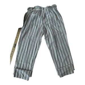 Big Kiss Women's Striped Pants Size Small – Lightweight Elastic Waist‎ Pull-On